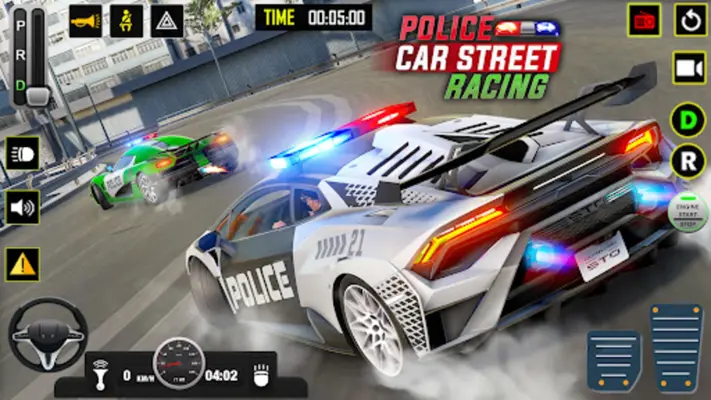 Police Car Race City Driving android App screenshot 0